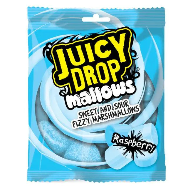 Bazooka Juicy Drop Mallows Raspberry 100g OhMyCandyBox