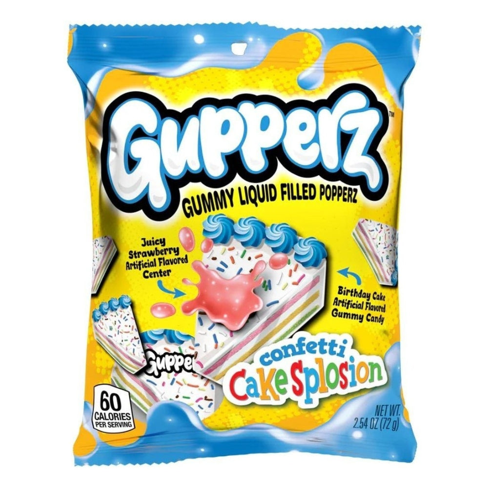 Gupperz konfeti Cakesplosion bomboni u plavo-žutoj vrećici od 72 g