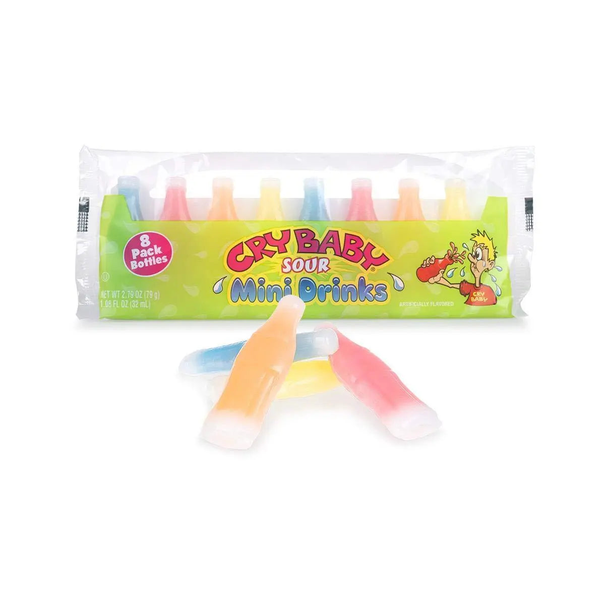 Cry Baby Sour Mini Drinks 8 Pack 79g OhMyCandyBox