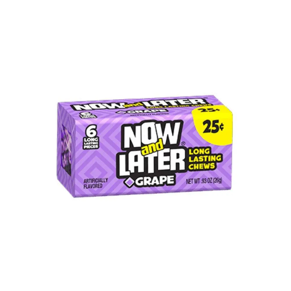 Now & Later Grape 26g OhMyCandyBox