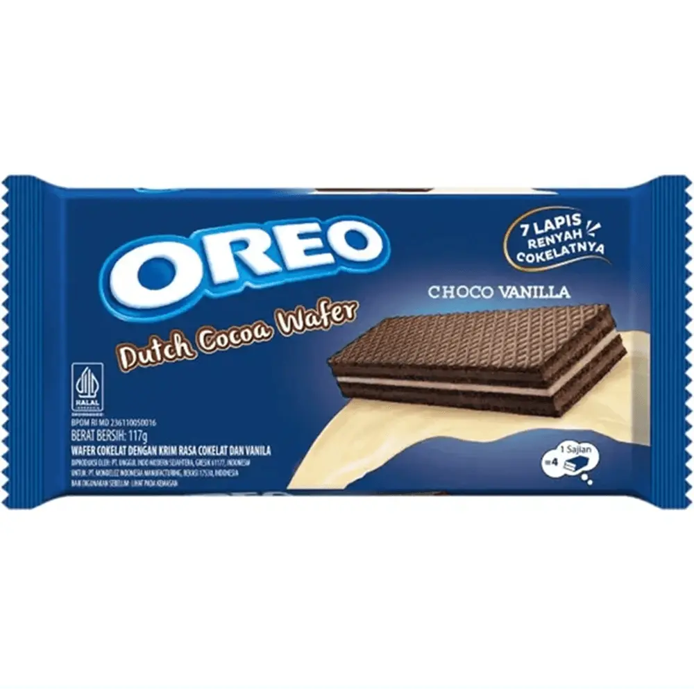 Oreo vafere čoko-vanilija u plavom pakiranju, 7 slojeva
