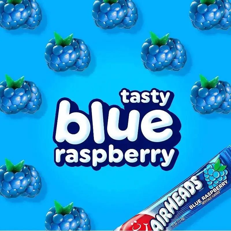 Airheads Blue Raspberry 15.6g - OhMyCandyBox
