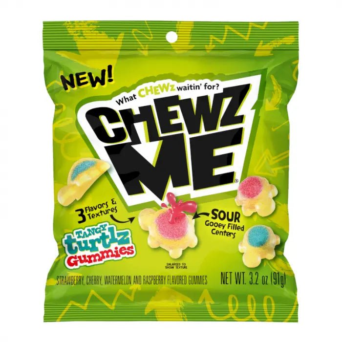 Chewz Me Sour Tangy Turtlz Gummies 91g - OhMyCandyBox