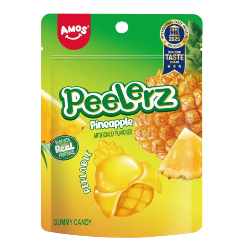 Amos Peelerz Gummy Pineapple 65g