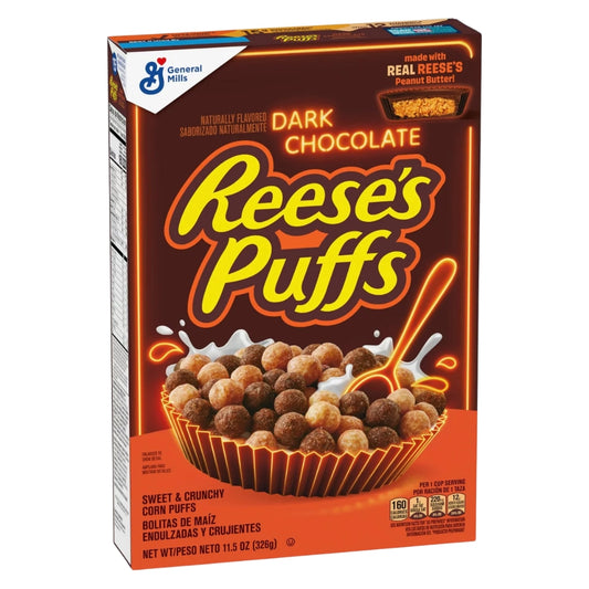 Žitarice Reese's Puffs s tamnom čokoladom, pakiranje 326 g