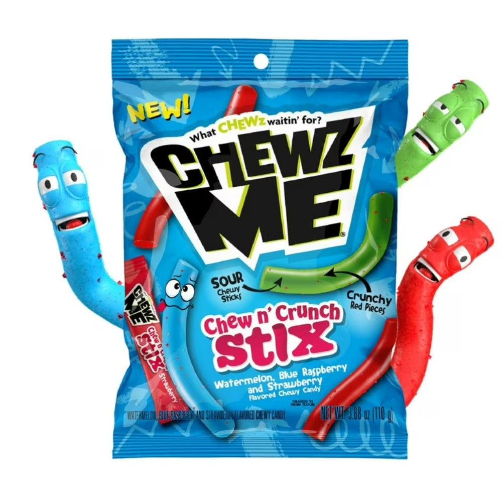 Chewz Me Chew N' Crunch Stix 110g ♻️