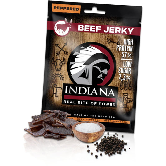 Indiana Jerky Beef Peppered 25g