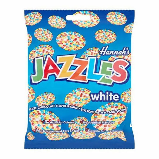 Hannah's Jazzles White 140g OhMyCandyBox