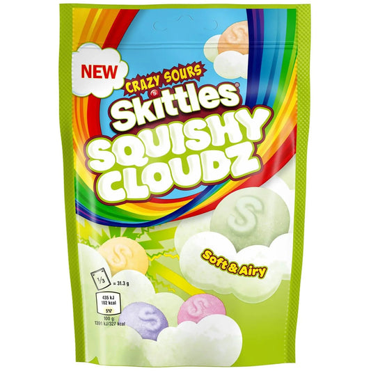 Skittles Squishy Cloudz Crazy Sours 94g OhMyCandyBox