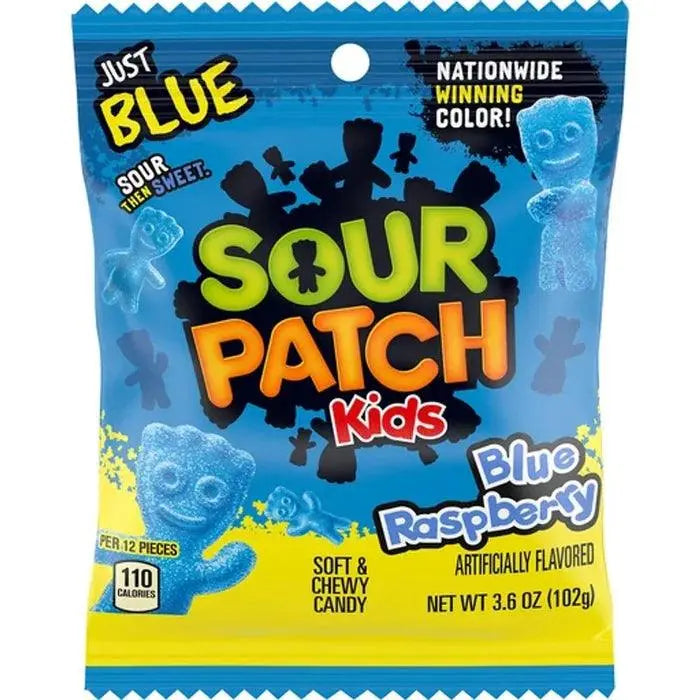 Sour Patch Kids Blue Raspberry 102g OhMyCandyBox
