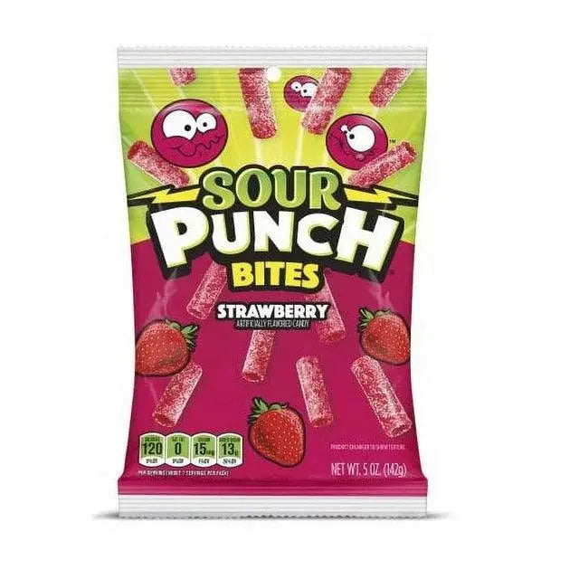 Sour Punch Bites vrećica bombona jagoda 142 g