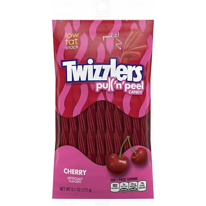 Twizzlers Pull 'n' Peel Cherry 172g OhMyCandyBox