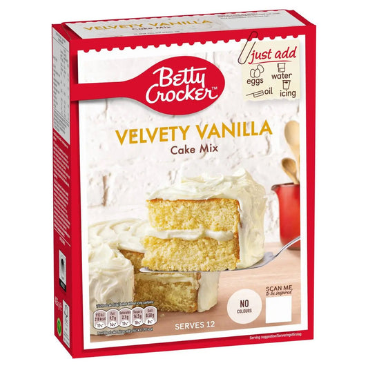 Betty Crocker Cake Mix Velvety Vanilla 425g - OhMyCandyBox