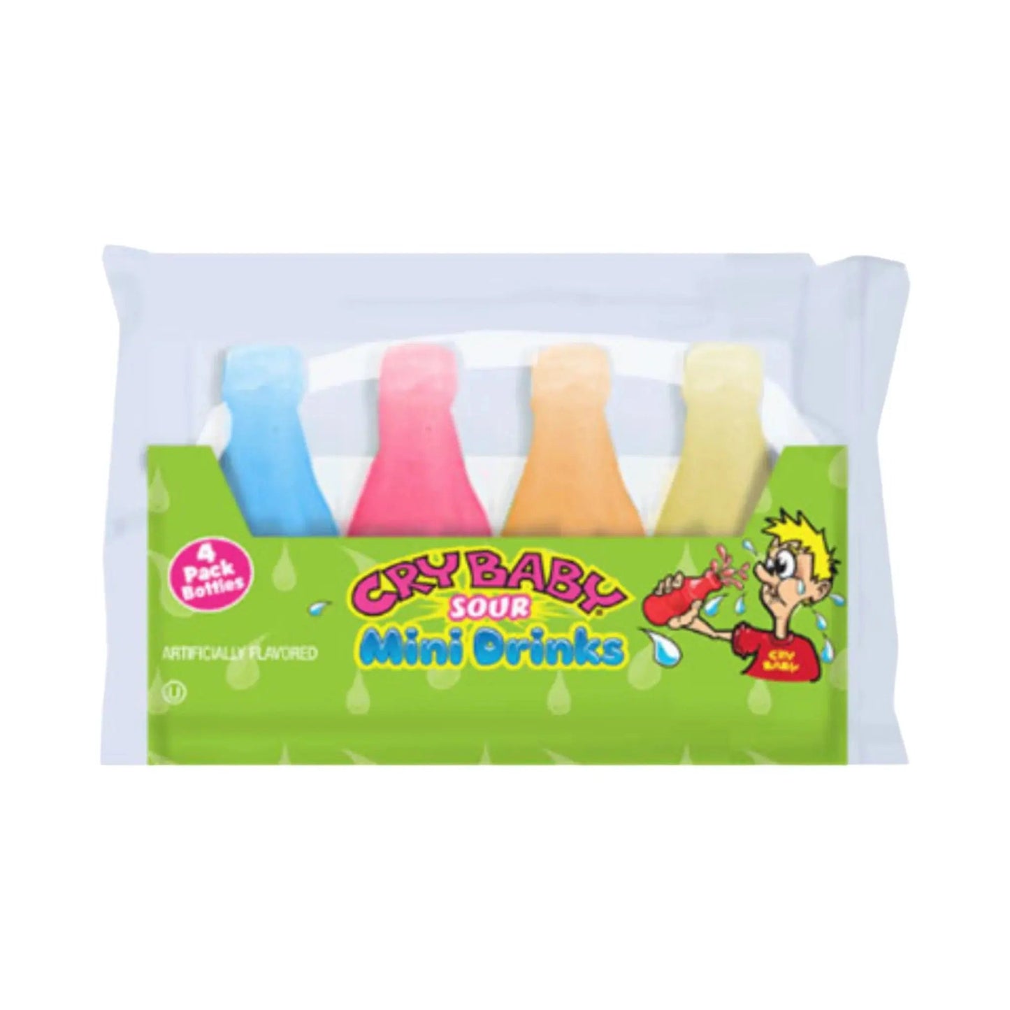 Cry Baby Wax Sour Mini Drinks 39g - OhMyCandyBox