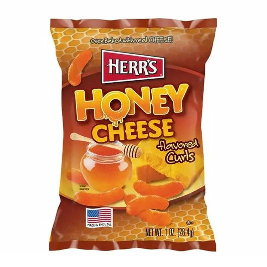 Herr's Cheese Curls Honey Cheese 28g - OhMyCandyBox