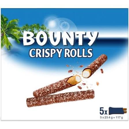 Bounty Crispy Rolls 5 Pack 117g