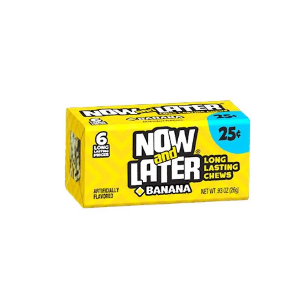 Kutija žvakaćih bombona Now & Later banana, 26 g