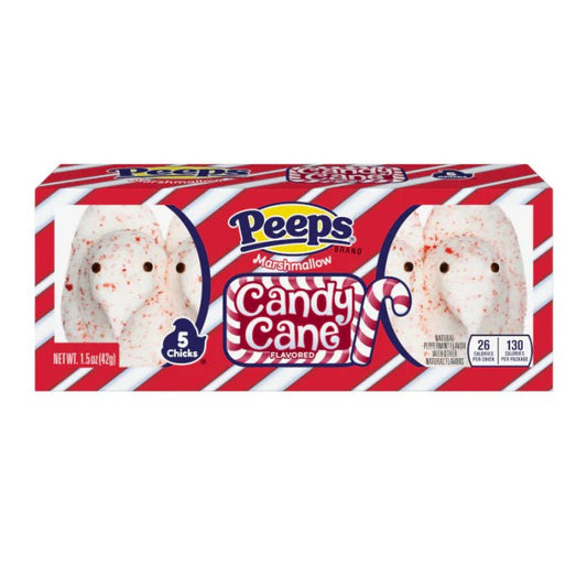Peeps Candy Cane 5 Pack 43g - OhMyCandyBox