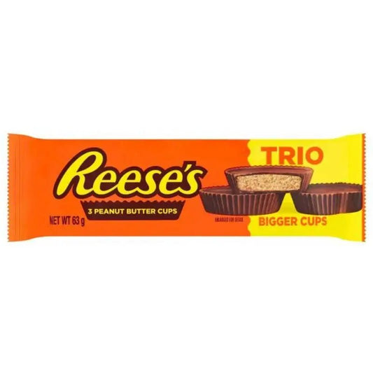 Reese’s Trio Peanut Butter Cups 63g - OhMyCandyBox