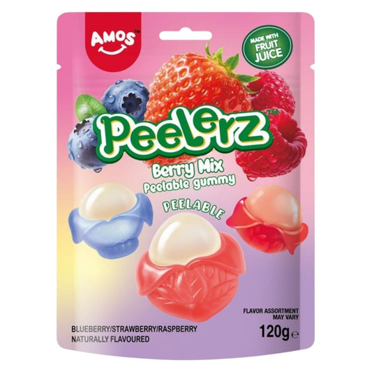 Amos Peelerz Gummy Berry Mix 120g